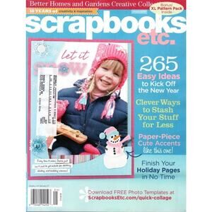 Scrapbooks etc. back issues January 2009 Stencils xl pattern pack bonus download